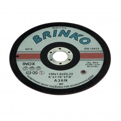 Brinko pjovimo diskas nerūdijančiam plienui, Ø 125 mm