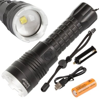 Žibintuvėlis kišeninis LED XHP90 CREE,  EAN: 5907451333907