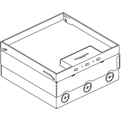 Grindinė dėžė UDHOME4 (su vieta grindų dangai) 2
