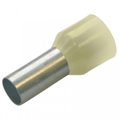 Izoliuotas laido antgalis (II, Vokiškas spalvų standartas) 10 mm², 12 mm, Pilkas, 100 vnt. Izoliuotas laido antgalis (II, Vokiškas spalvų standartas) 10 mm², 12 mm, Pilkas, 100 vnt.