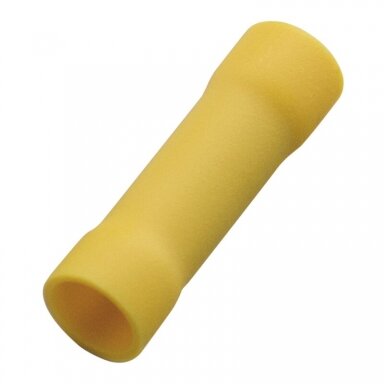 Izoliuotas (PVC) laido sujungimas 4 - 6 mm², Geltonas, 100 vnt. Izoliuotas (PVC) laido sujungimas 4 - 6 mm², Geltonas, 100 vnt.
