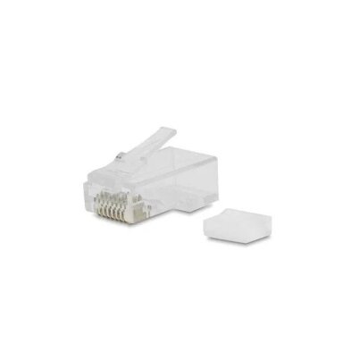 RJ45 kištukas, 6 kat. UTP,  kabeliui, (100 vnt. pakuotėje) CCAS-RJ6-UTP