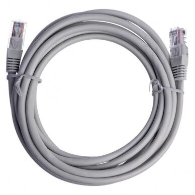 Komutacinis (jungiamasis) kabelis UTP (neekranuotas) Cat5e 0,5 m