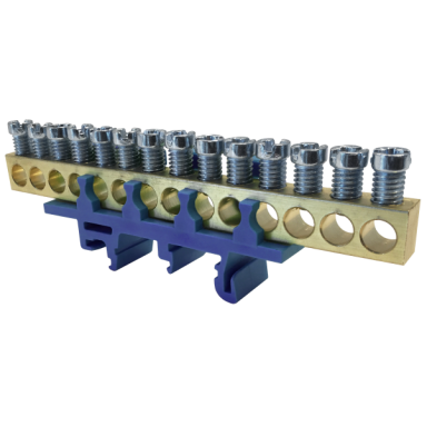 N14 nulinis gnybtas 14x16mm² mėlynas IP00 N14 nulinis gnybtas 14x16mm² mėlynas IP00