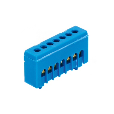 N7H nulinis gnybtas 7x16mm² IP20 mėlynas N7H nulinis gnybtas 7x16mm² IP20 mėlynas