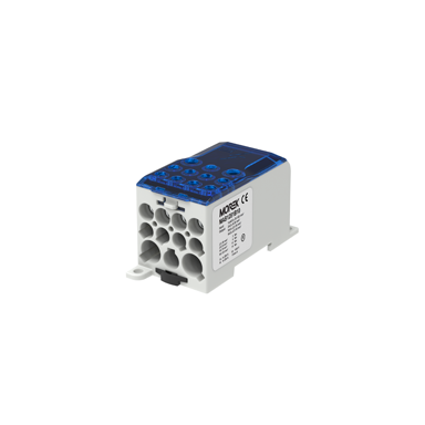 OJL280 gnybtas įėjimas 1xAl/Cu120 išėjimas 2x35/5x16/ 4x10mm², mėlynas OJL280 gnybtas įėjimas 1xAl/Cu120 išėjimas 2x35/5x16/ 4x10mm², mėlynas