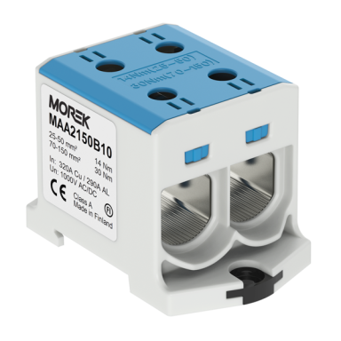 OTL150-2 gnybtas 2xAl/Cu 25-150mm² 1000V mėlynas OTL150-2 gnybtas 2xAl/Cu 25-150mm² 1000V mėlynas