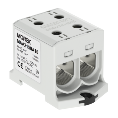 OTL150-2 gnybtas 2xAl/Cu 25-150mm² 1000V pilkas OTL150-2 gnybtas 2xAl/Cu 25-150mm² 1000V pilkas