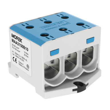 OTL150-3 gnybtas 3xAl/Cu 25-150mm² 1000V mėlynas OTL150-3 gnybtas 3xAl/Cu 25-150mm² 1000V mėlynas