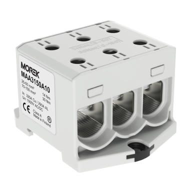 OTL150-3 gnybtas 3xAl/Cu 25-150mm² 1000V pilkas OTL150-3 gnybtas 3xAl/Cu 25-150mm² 1000V pilkas