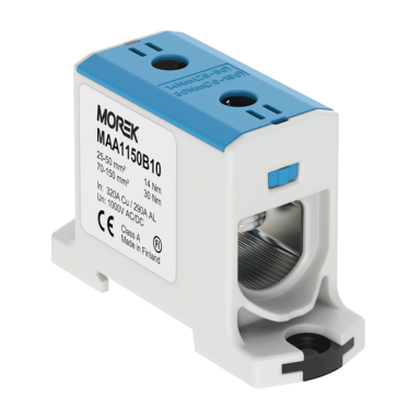 OTL150 gnybtas 1xAl/Cu 25-150mm² 1000V mėlynas OTL150 gnybtas 1xAl/Cu 25-150mm² 1000V mėlynas