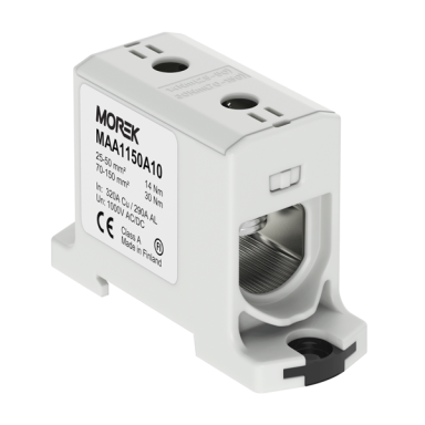OTL150 gnybtas 1xAl/Cu 25-150mm² 1000V pilkas OTL150 gnybtas 1xAl/Cu 25-150mm² 1000V pilkas