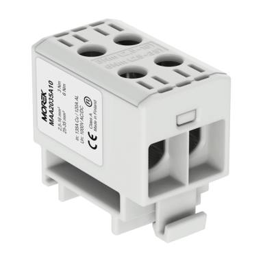 OTL35-2 gnybtas 2xAl/Cu 2,5-35mm² 1000V pilkas OTL35-2 gnybtas 2xAl/Cu 2,5-35mm² 1000V pilkas