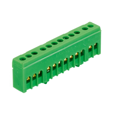 PE12H įžeminimo gnybtas 12x16mm² IP20 žalias PE12H įžeminimo gnybtas 12x16mm² IP20 žalias