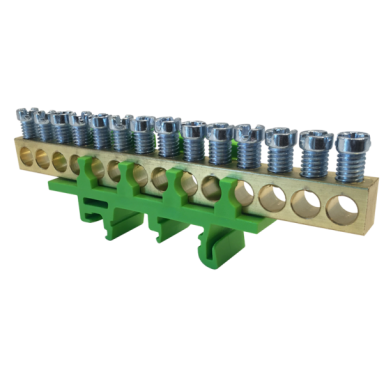 PE14 įžeminimo gnybtas 14x16mm² žalias IP00 PE14 įžeminimo gnybtas 14x16mm² žalias IP00