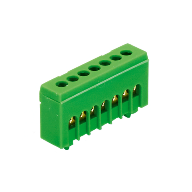 PE7H įžeminimo gnybtas 7x16mm² IP20 žalias PE7H įžeminimo gnybtas 7x16mm² IP20 žalias