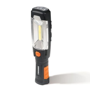 Prožektorius su magnetu / Darbinė LED lempa 3W COB-6LED, TS-1108