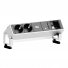 Prie stalo montuojamas maitinimo blokas. 2x230V + 1xUSB 2,15A + 1 laisva vieta RJ45/HDMI/VGA lizdui