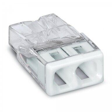WAGO COMPACT 2 laidų jungtis 0,5-2,5 mm², 100 vnt. WAGO COMPACT 2 laidų jungtis 0,5-2,5 mm², 100 vnt.